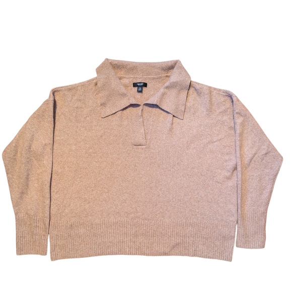 Simply Vera Vera Wang Cashmere Blend Minimalist Pullover Sweater - Picture 2 of 7